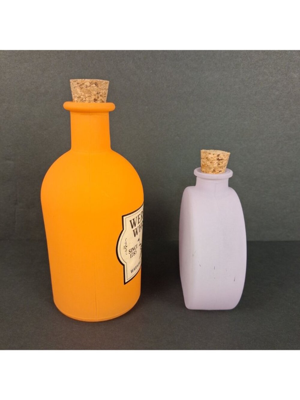 Glass Potion Bottles w/ Cork Werewolf Whiskers & Full Moon Water Orange Lavender - Picture 4 of 10